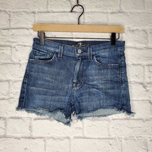 7 Jeans womens jean shorts, cut-off look